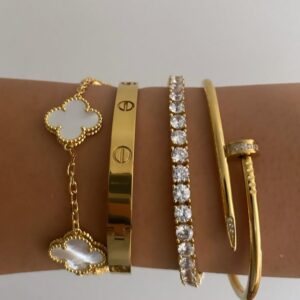 Elevate your style with our Gold Luxury Bracelets…